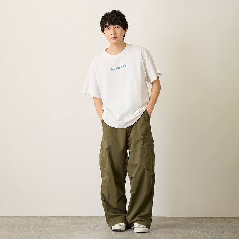 🌸 【預訂】T-shirt (RIDING WAVES) - Mofusand Board Shark