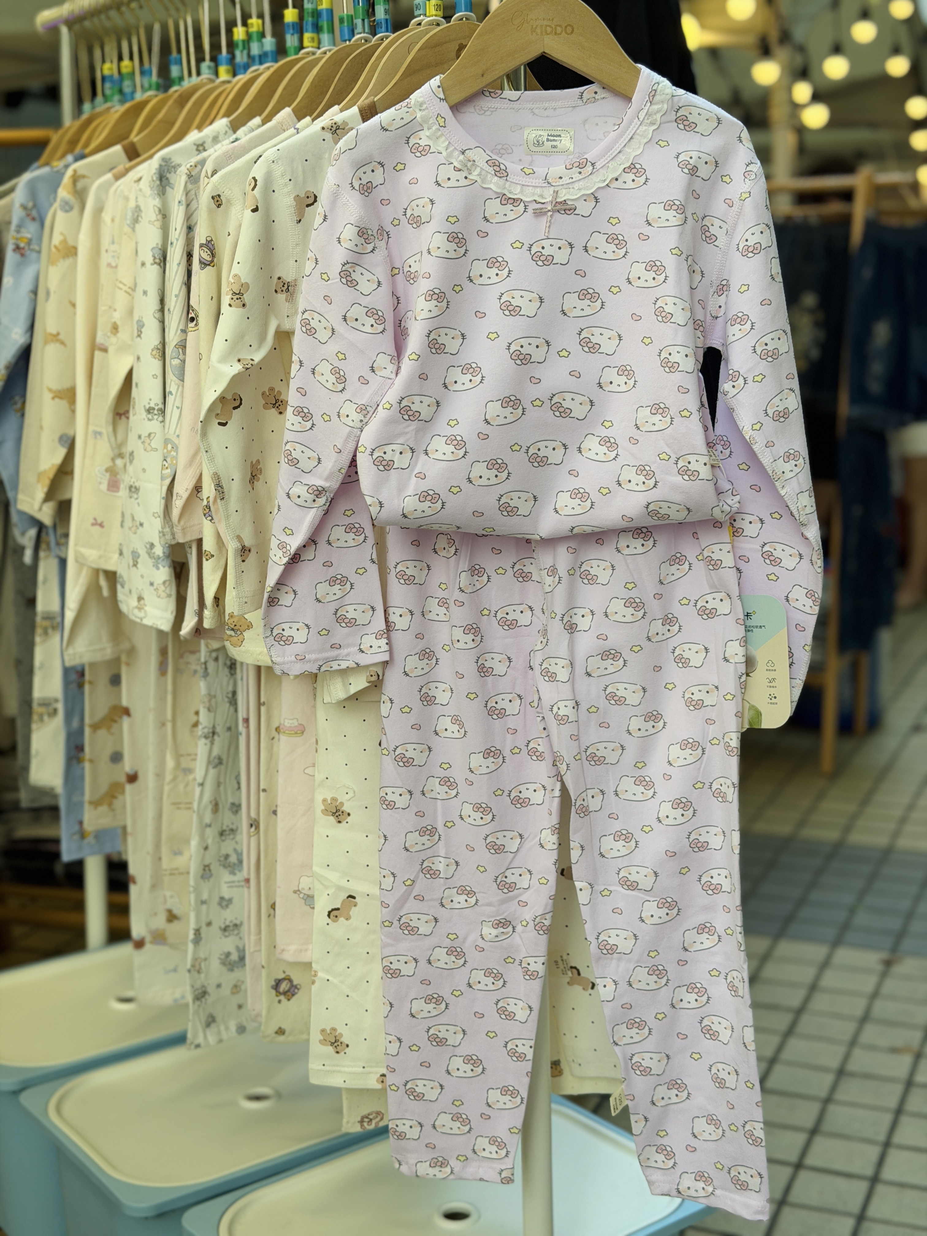 42129911 | Moon Bunny Hello Kitty Baby Pajamas - Soft & Comfy Kids Sleepwear