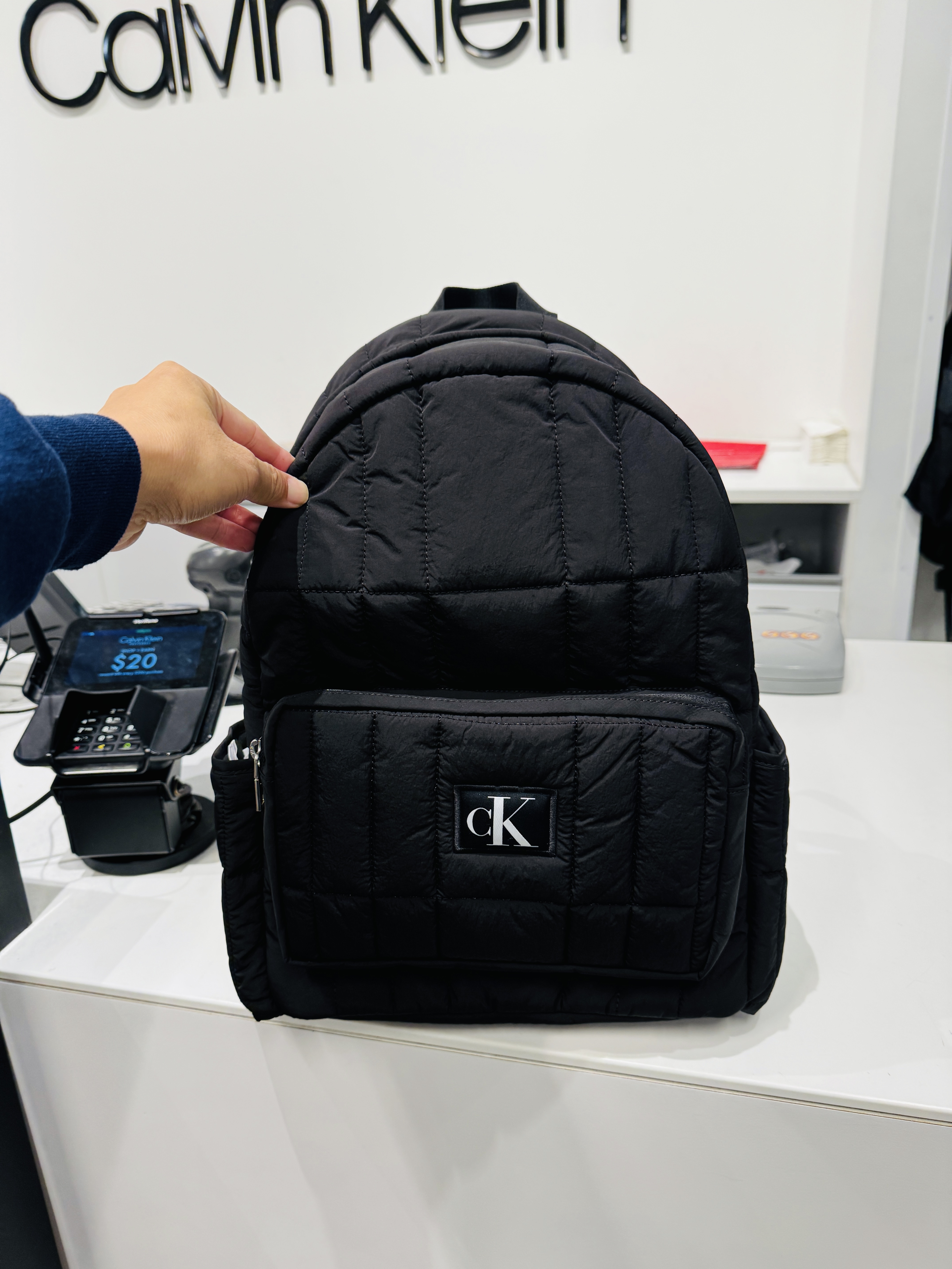 Calvin Klein Quilted Backpack （香港現貨）