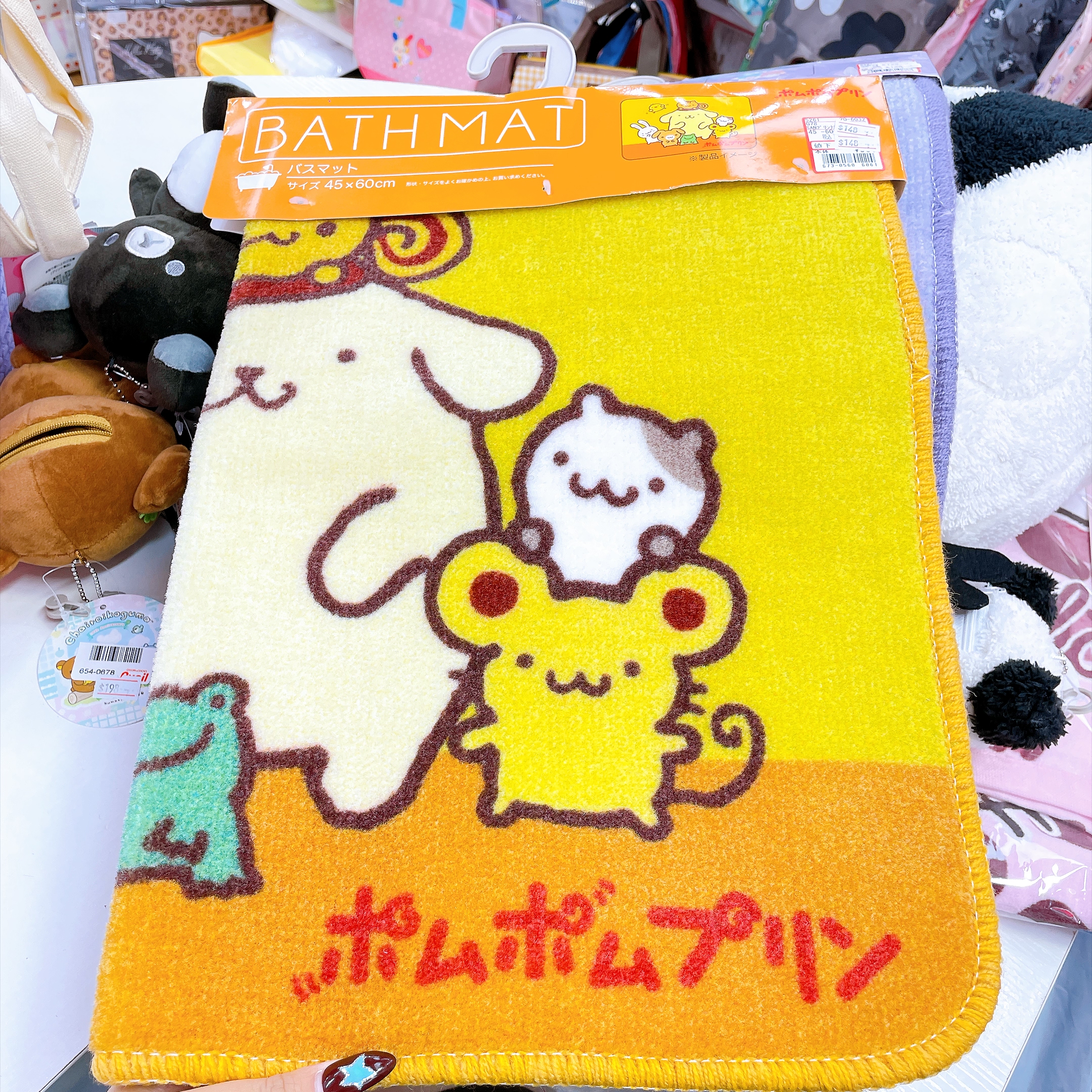 日本直送Sanrio布甸狗Twins star 45×60 cm地氈