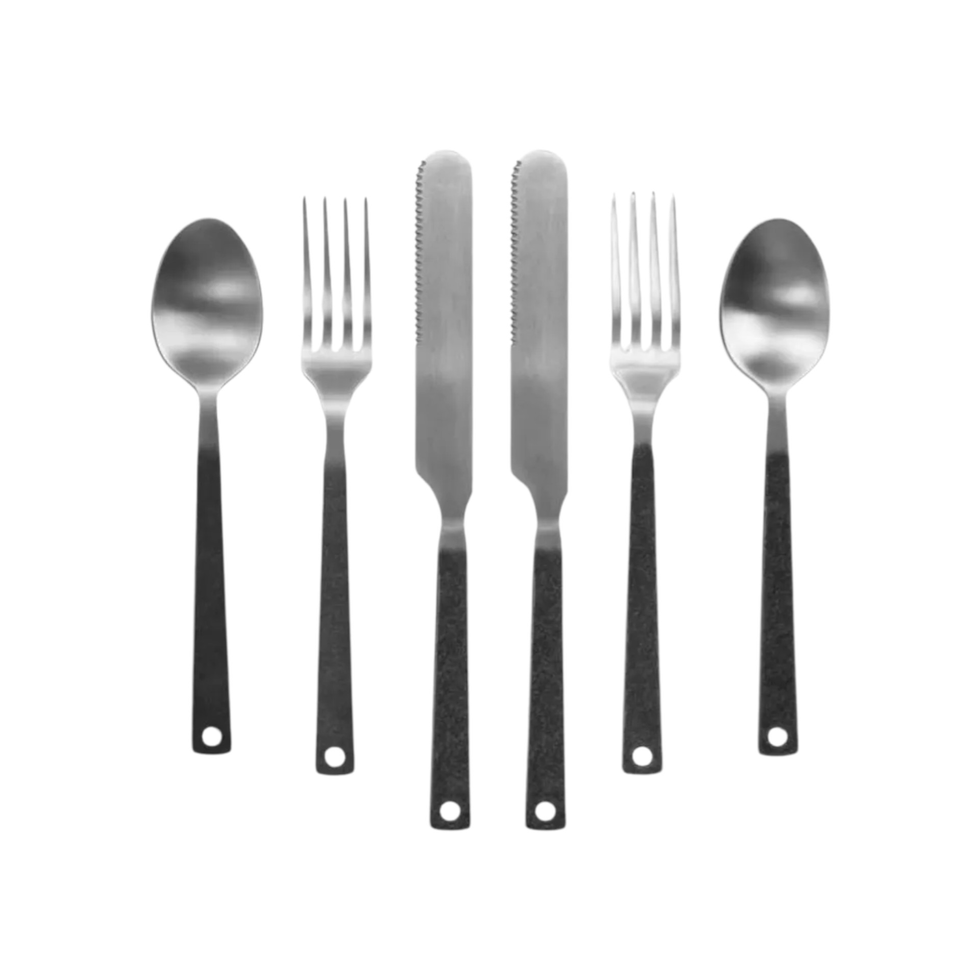 BAREBONES Polished Flatware 不鏽鋼餐具組 - 2 件套