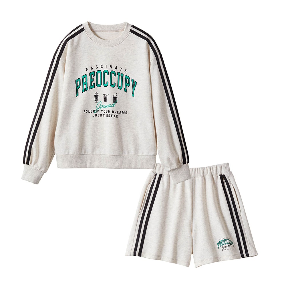 🆕【⭐訂購⭐】 🇯🇵日本直送🌀#GITA 側線運動衞衣+裙褲套裝［2款選］🌀[ELAA-0265][260215]