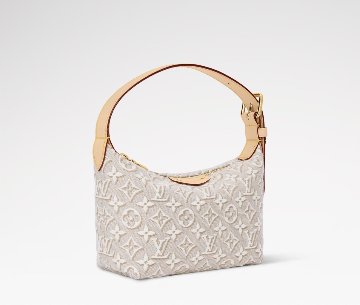 新款🆕接單🍒LV Hills Pochette Bag 奶茶奶油温柔配色 18.5 x 11 x 6.5 cm  