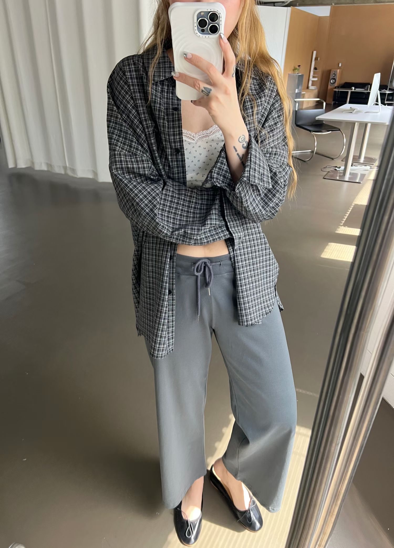 Soft cotton casual pants 
