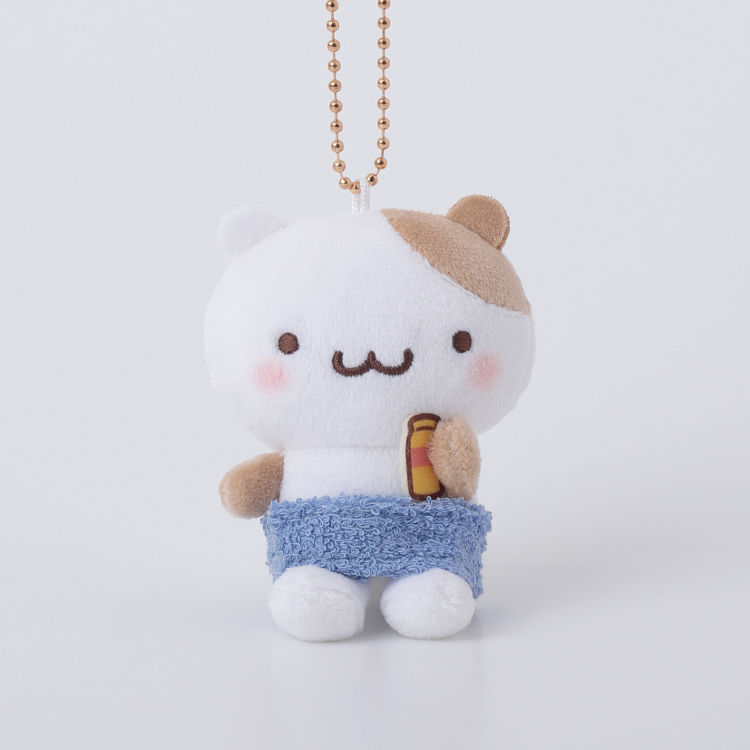 日本預訂📍日本布甸狗得意浸溫泉造型公仔吊飾