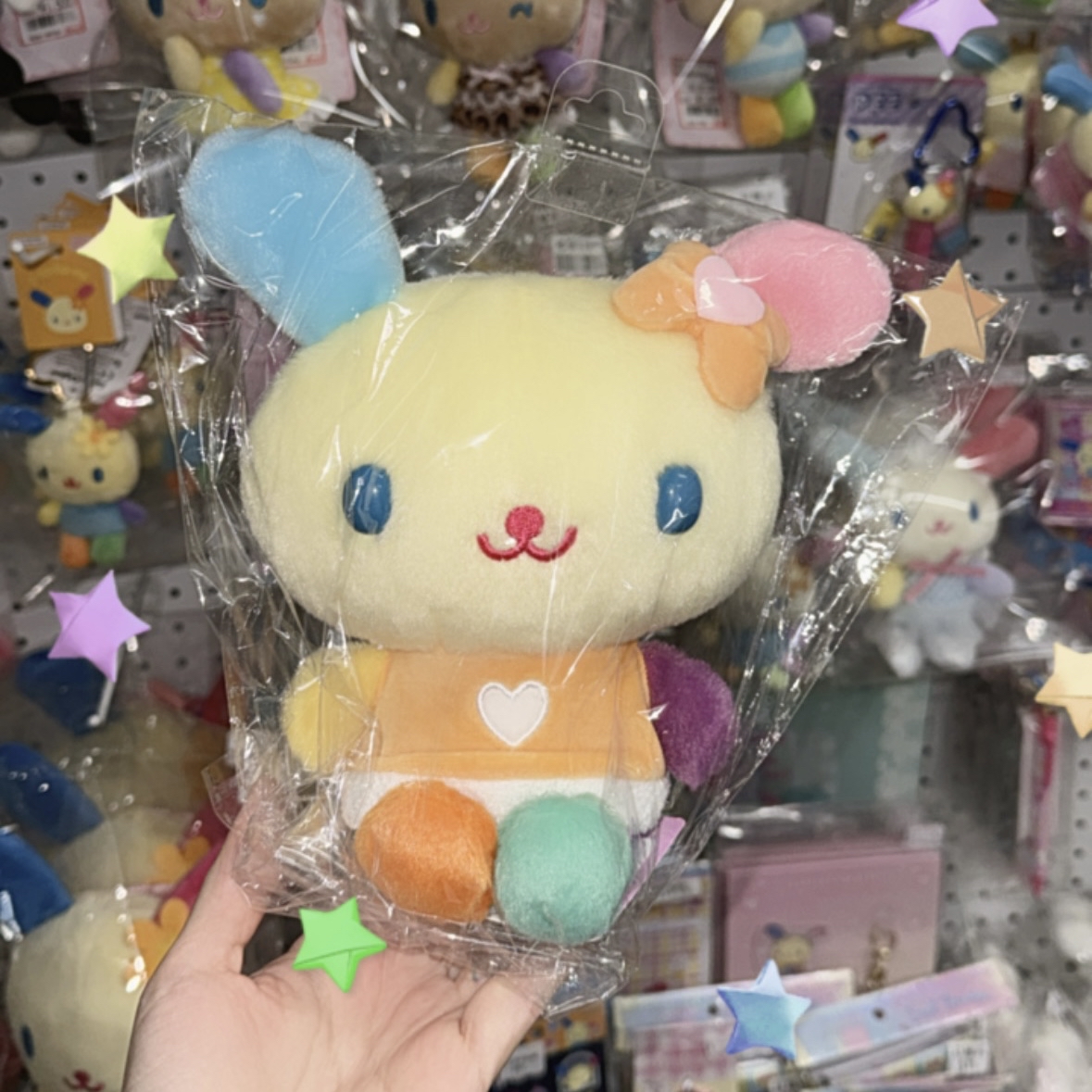 現貨｜樂園限定 usahana 中size公仔（滑捋捋毛質地）