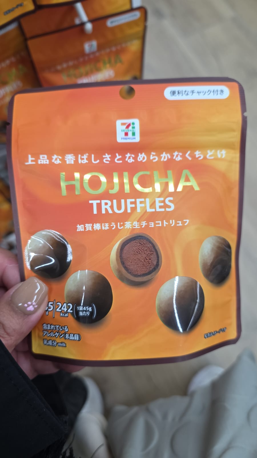 hojicha truffles