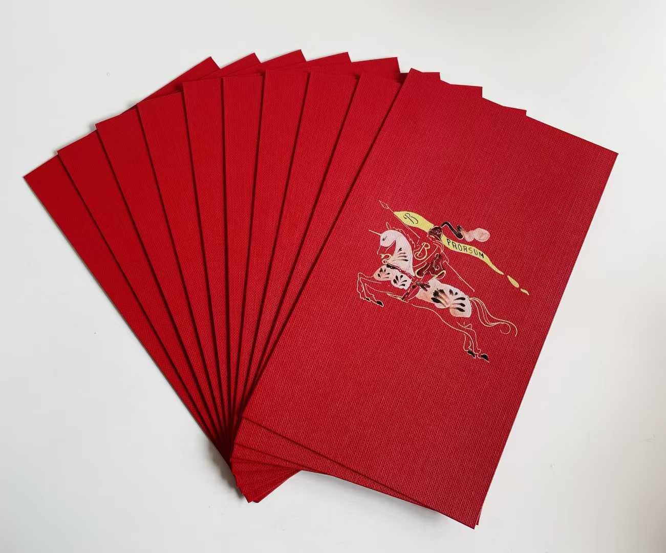 正貨櫃檯贈品 💯 Burberry 利是封 *1套10個