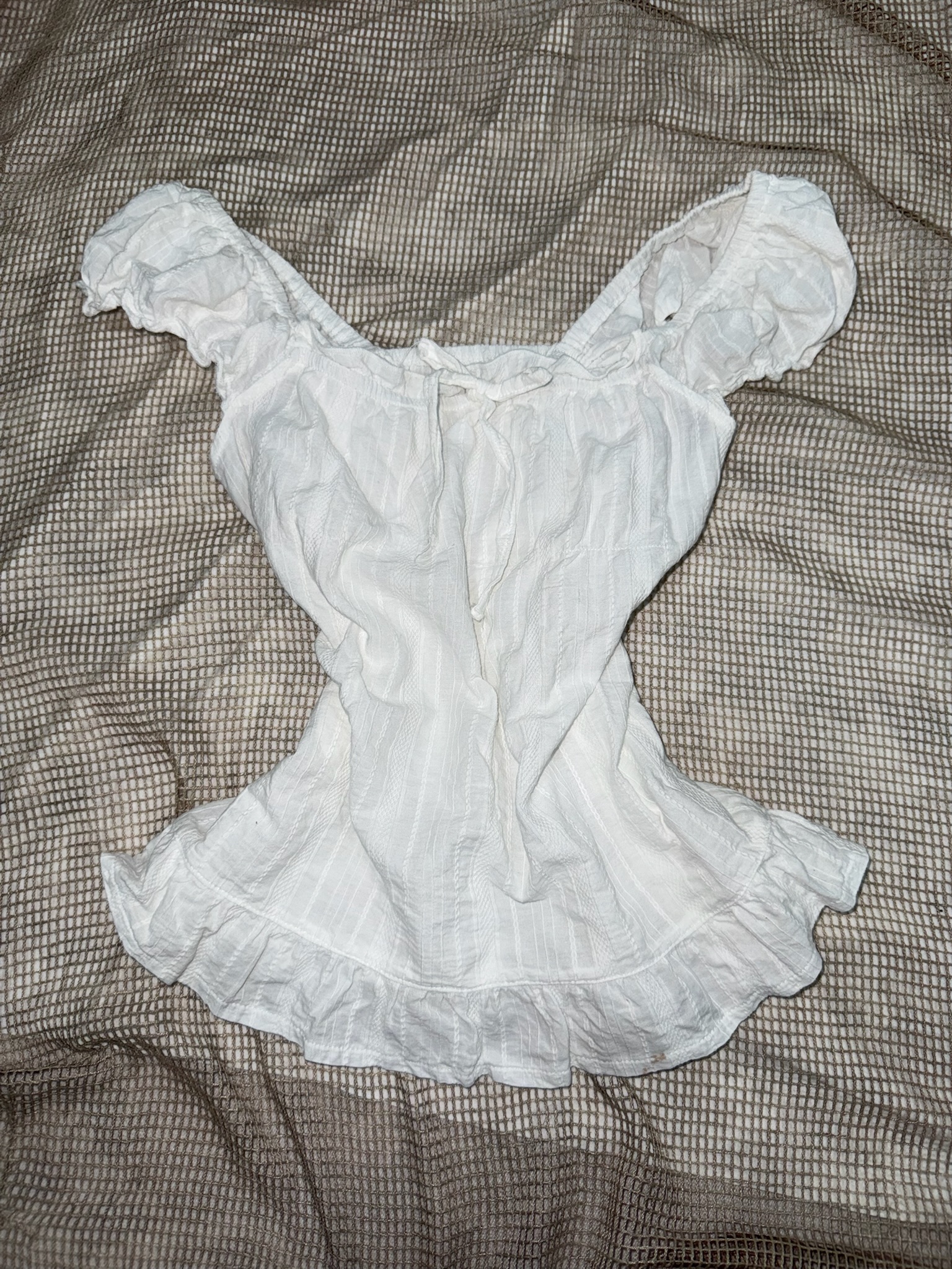 Off-Shoulder Ruffled Top