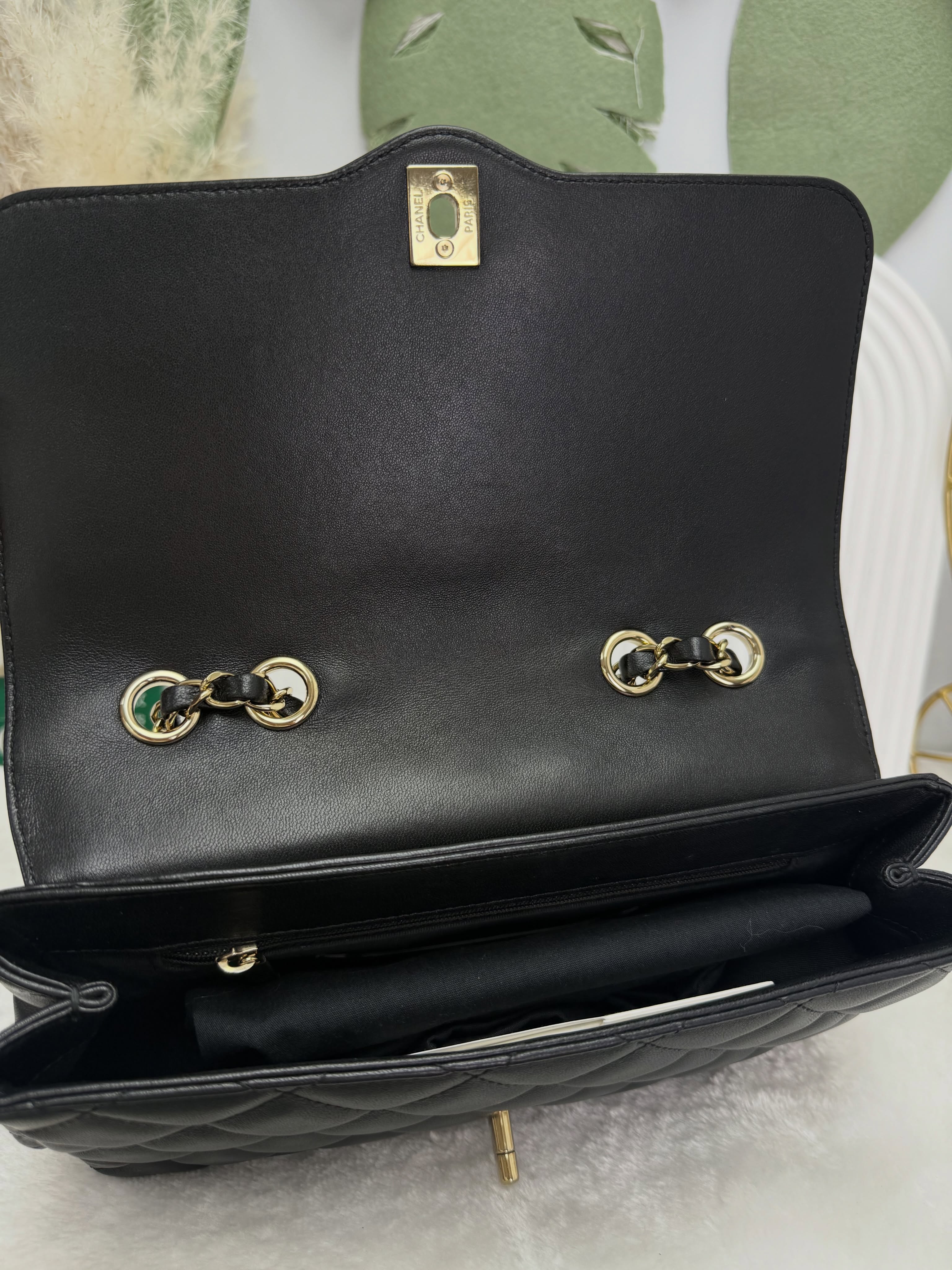 Chanel👜 PRE OWNED 🛍️Coco Curve Flap Bag 晶片款 有塵袋有單🖤