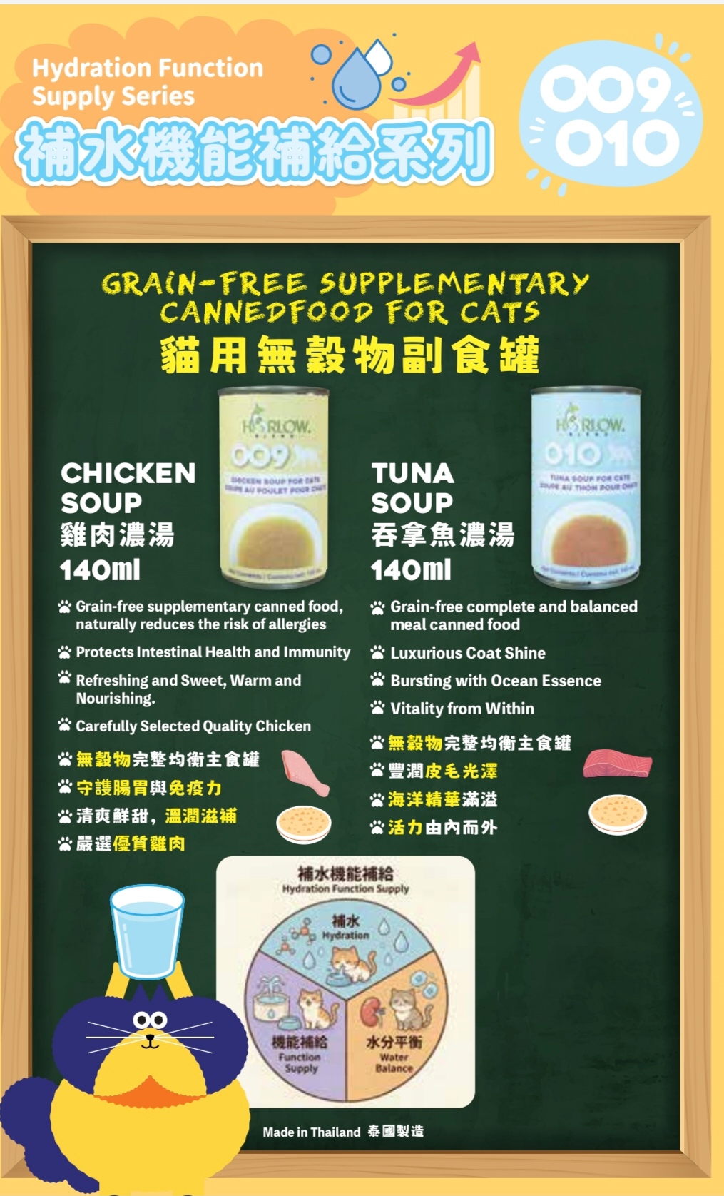 （010魚味）Harlow Blend 「楓葉貓用機能補給湯」