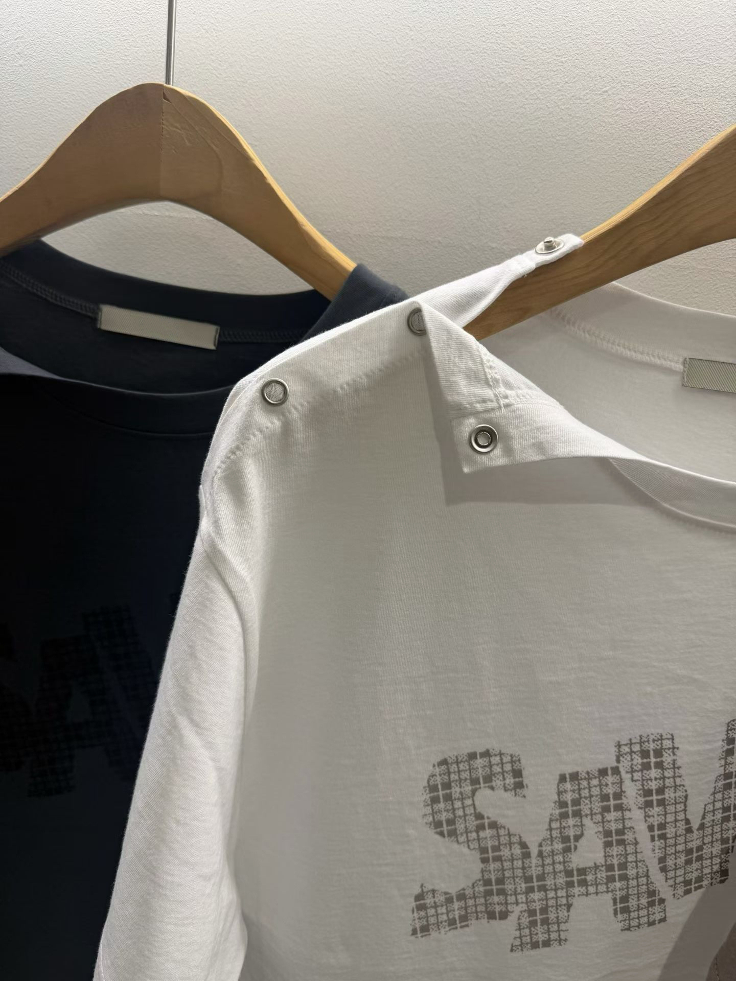 Asymmetric Snap Graphic Top