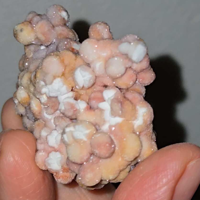 Pink and lavender popcorn selenite - SEL39