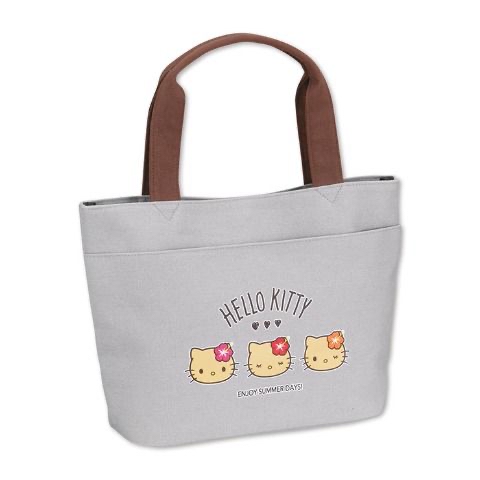 日本直送Kitty 黑皮手挽袋