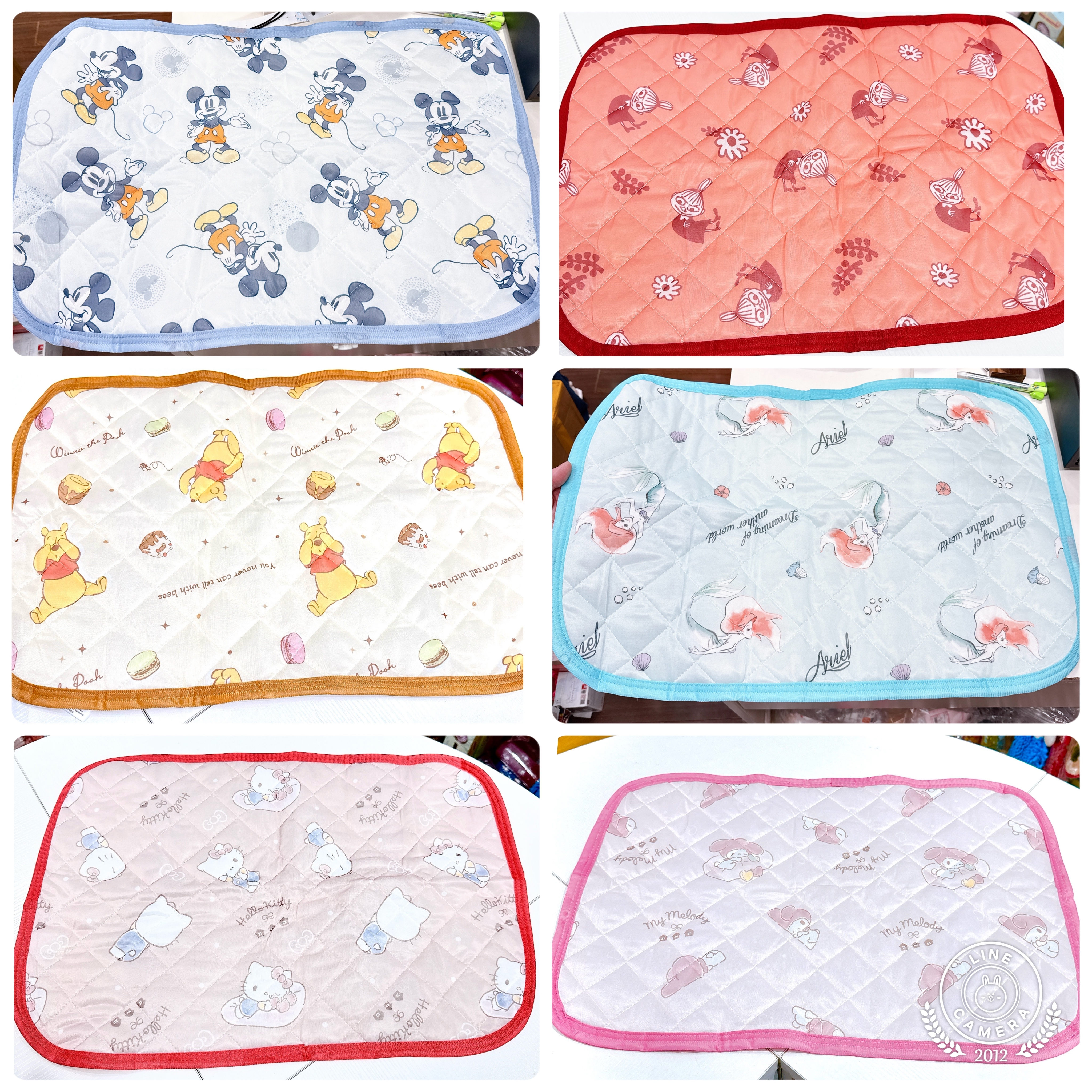 日本版Sanrio/迪士尼/阿美冷感枕頭套63×43 cm