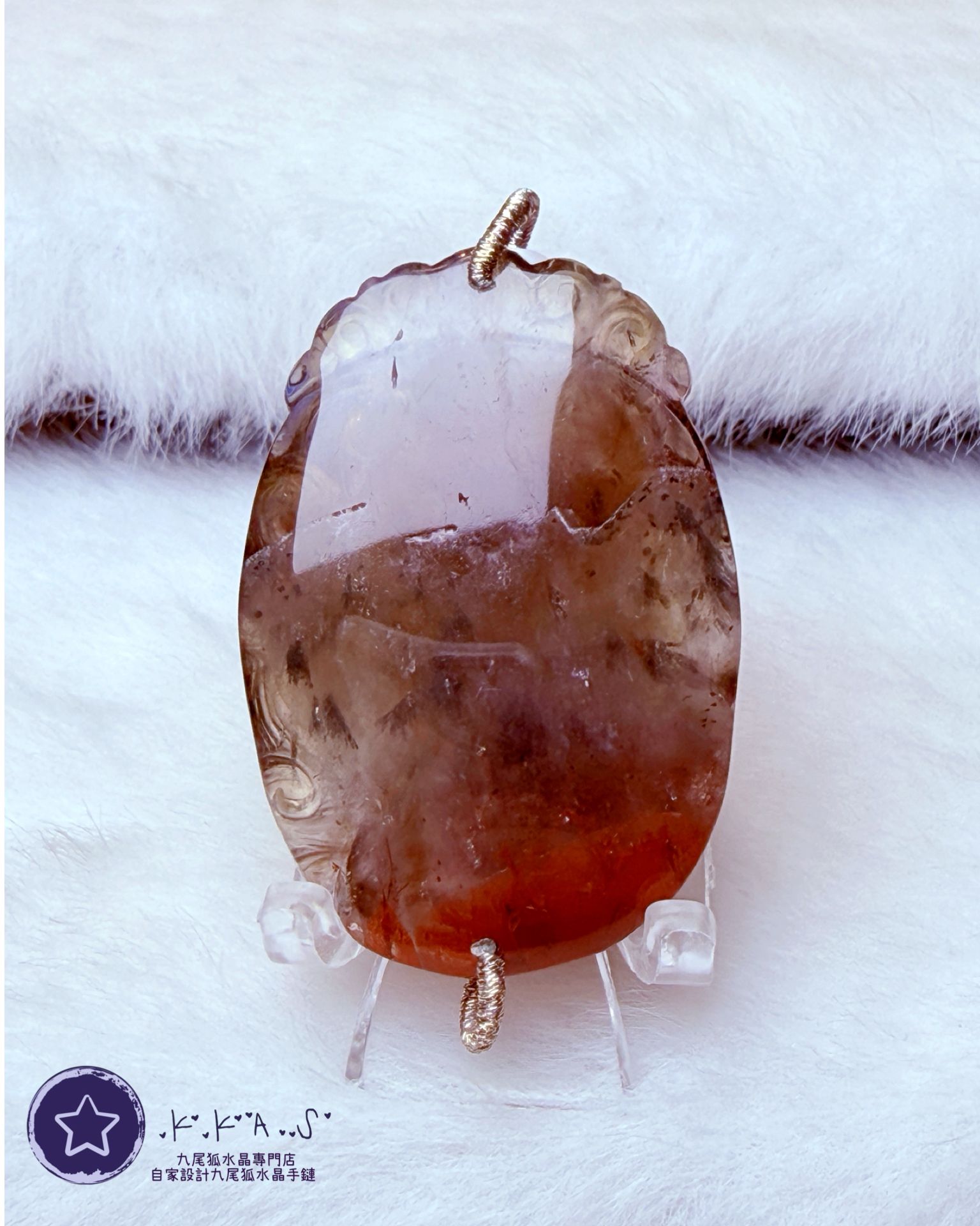 K00205 極光23 女孩九尾狐 - 吊墜/手牌兩用款