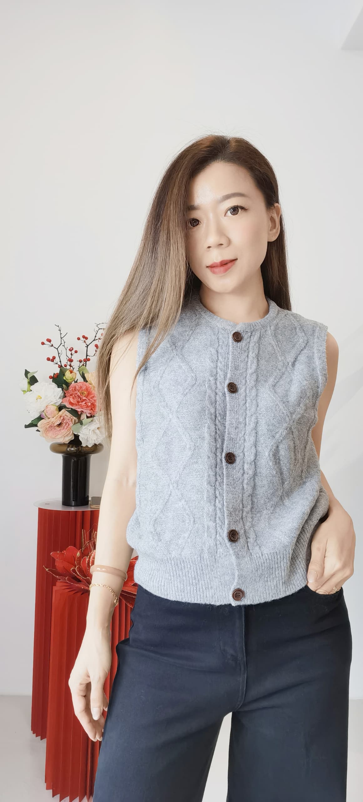 323021 PREMIUM KNIT BLOUSE