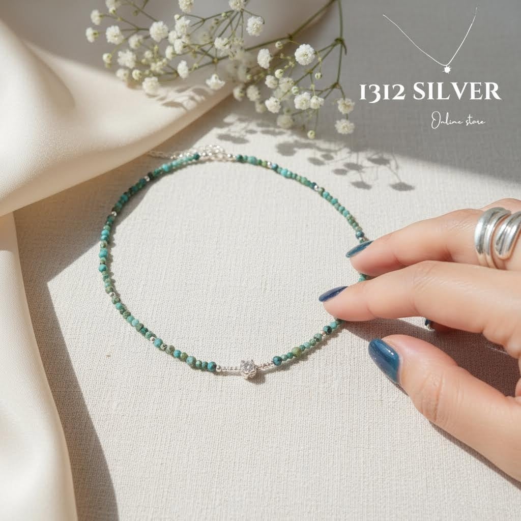 S925 -*MN0015* Phoenix Turquoise Necklace