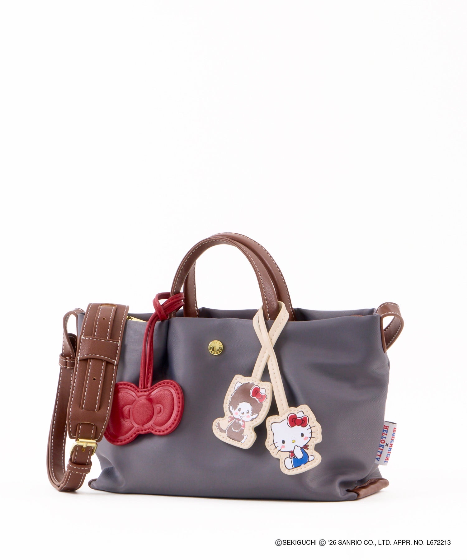 🎀【預訂】Monchhichi × Hello Kitty Charm mini bag G