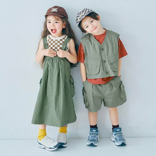 🆕【⭐訂購⭐】 🇯🇵日本直送🌀工裝風 大口袋 背帶裙［3款選］🌀[ELBA-0202][260310]