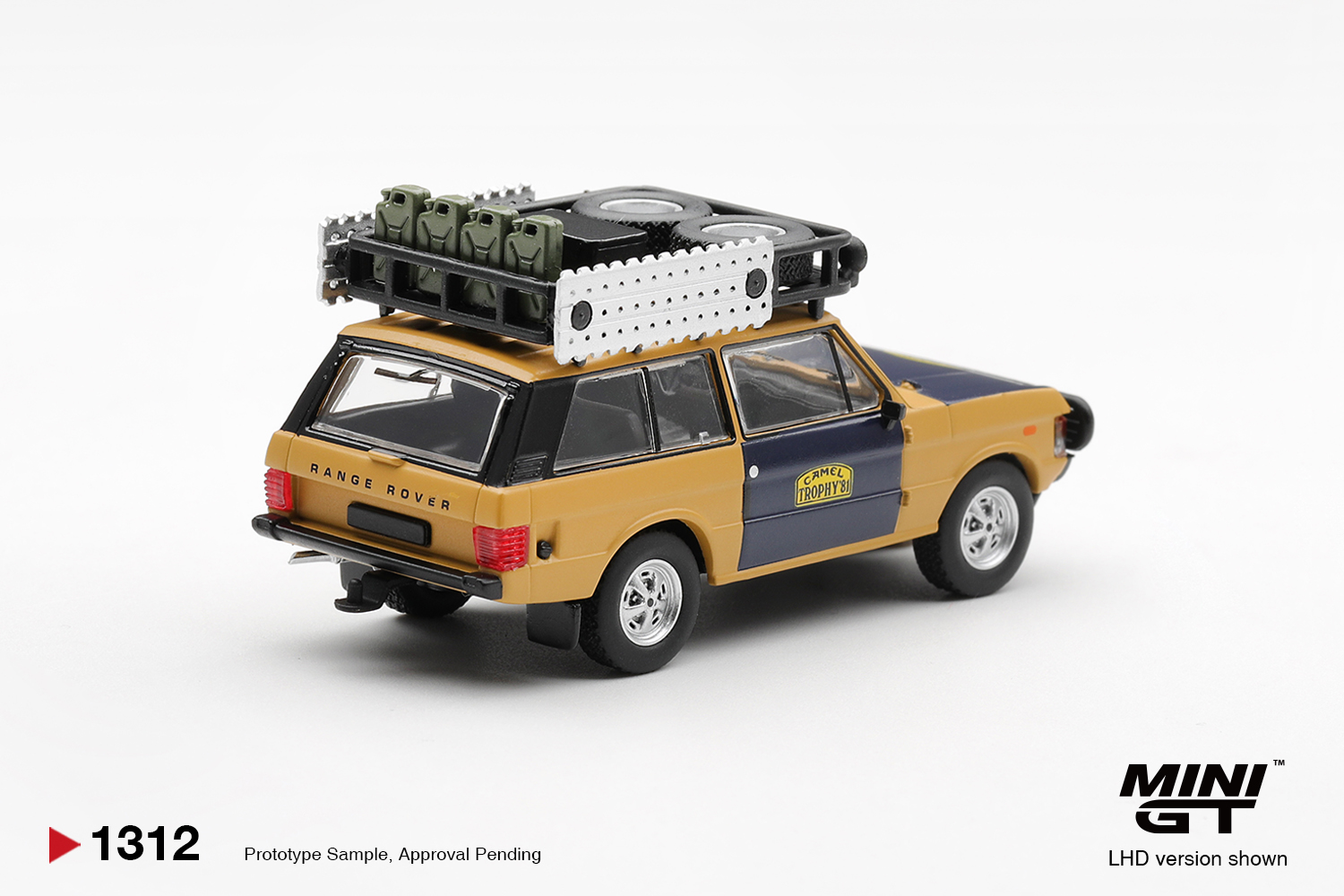 Mini GT 1/64 Range Rover 1981 Camel Trophy Sumatra H.Fischer & W.Bays - MGT01312-L