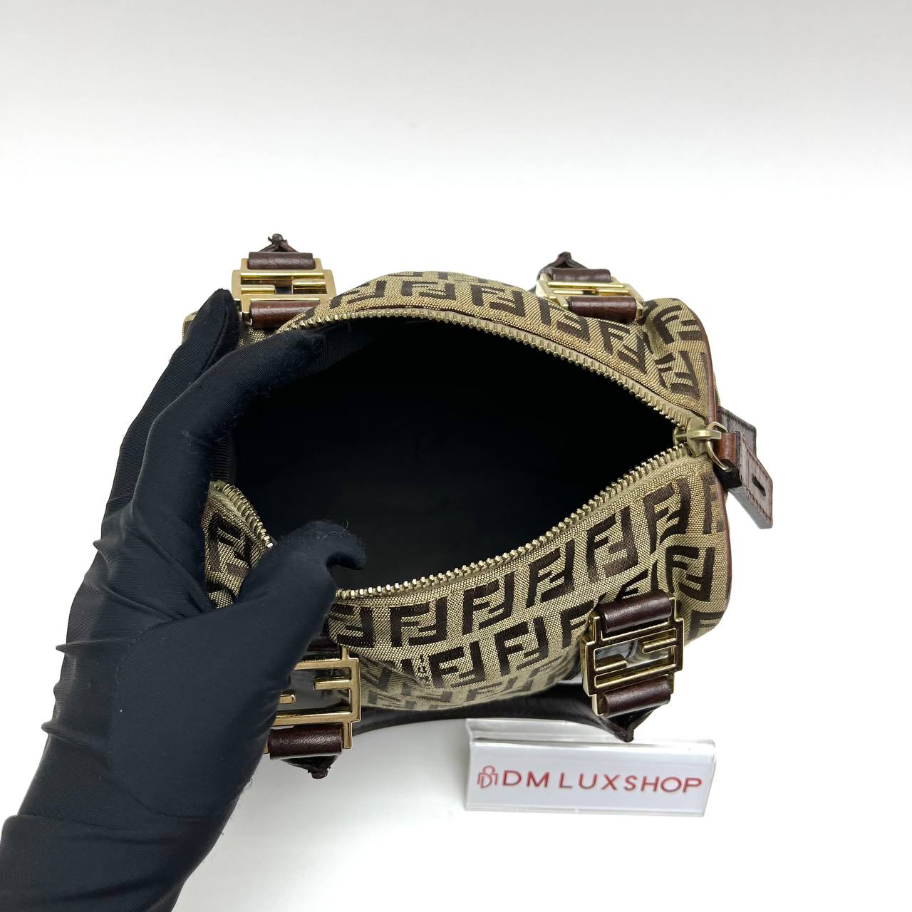 Fendi Zucchino Mini Boston