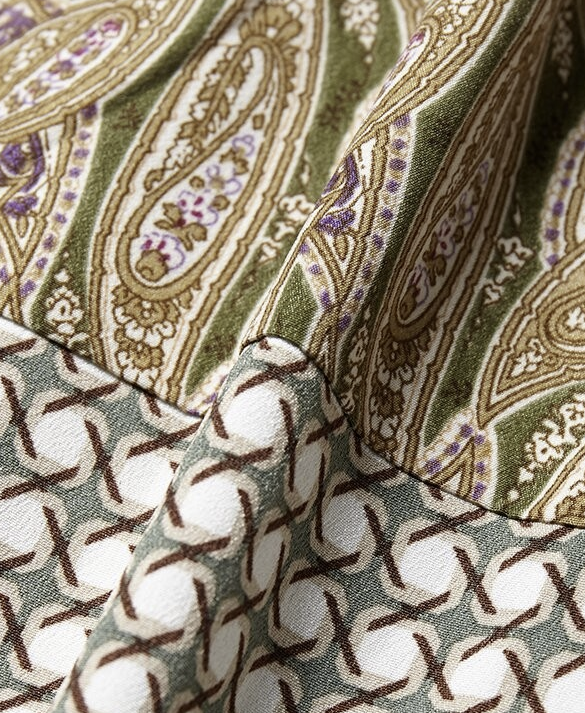 古典風搖曳印花連身裙 - 2026 流行穿搭  女士連身裙 春秋冬時尚穿搭 成人休閒 日常穿搭 易於配搭 日本直送   #JP-I-260009