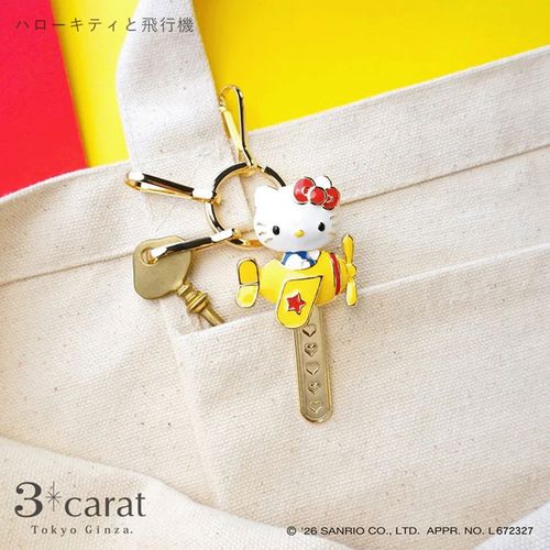 🆕【⭐訂購⭐】🇯🇵日本直送 🌀#Sanrio #Kitty 包包金屬鑰匙圈夾  [2款選] 🌀 [ELJD-0169][261119]