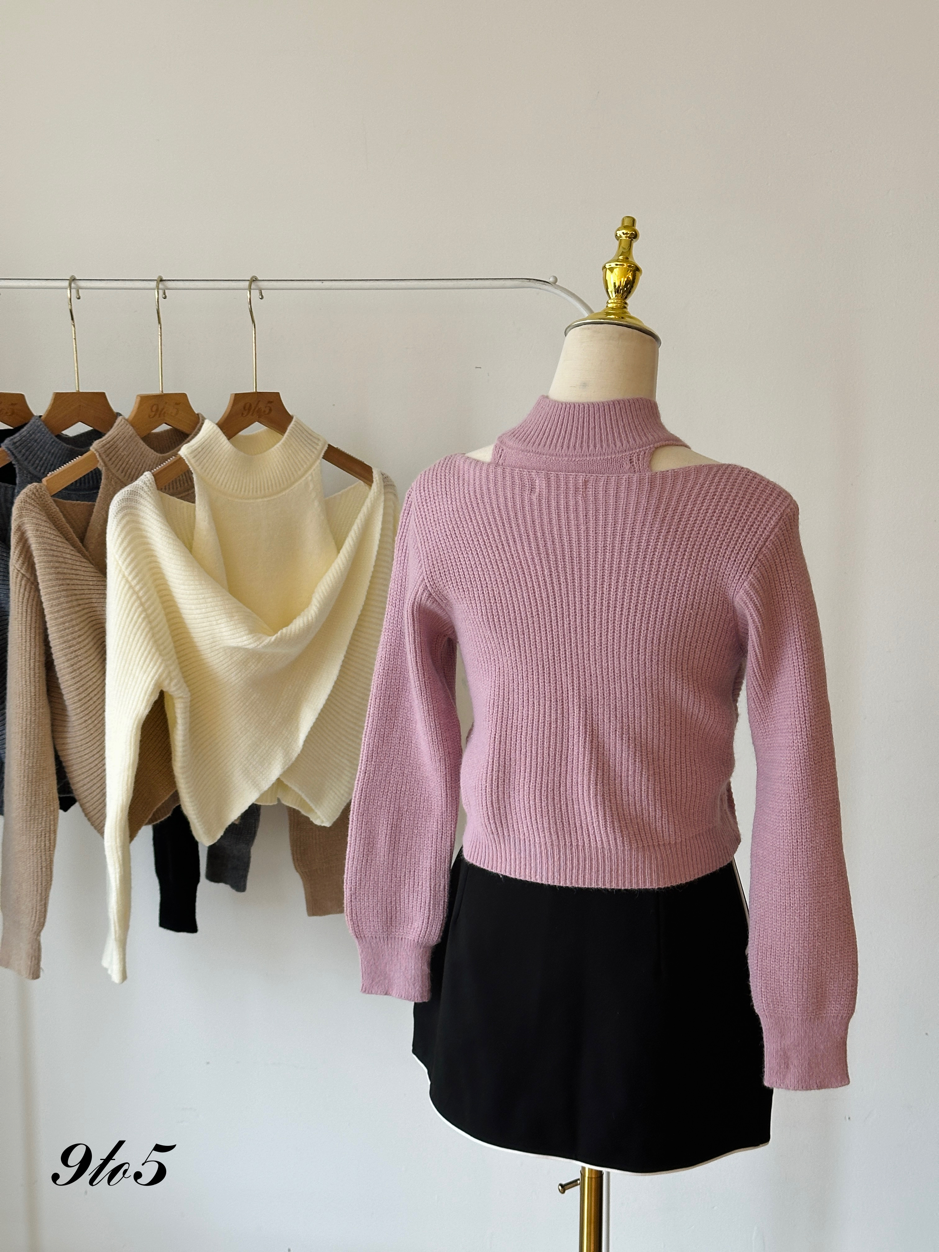 T3942 Two-Piece Knit Top - 5 Colors