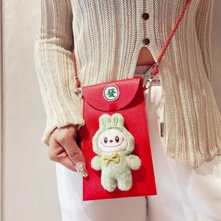 Labubu 公仔造型紅包袋 - 1個 現貨