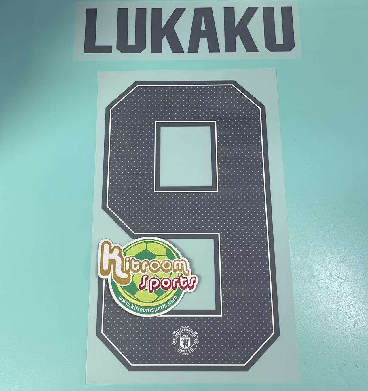 2017-18 Manchester United 3RD UCL Nameset #9 LUKAKU