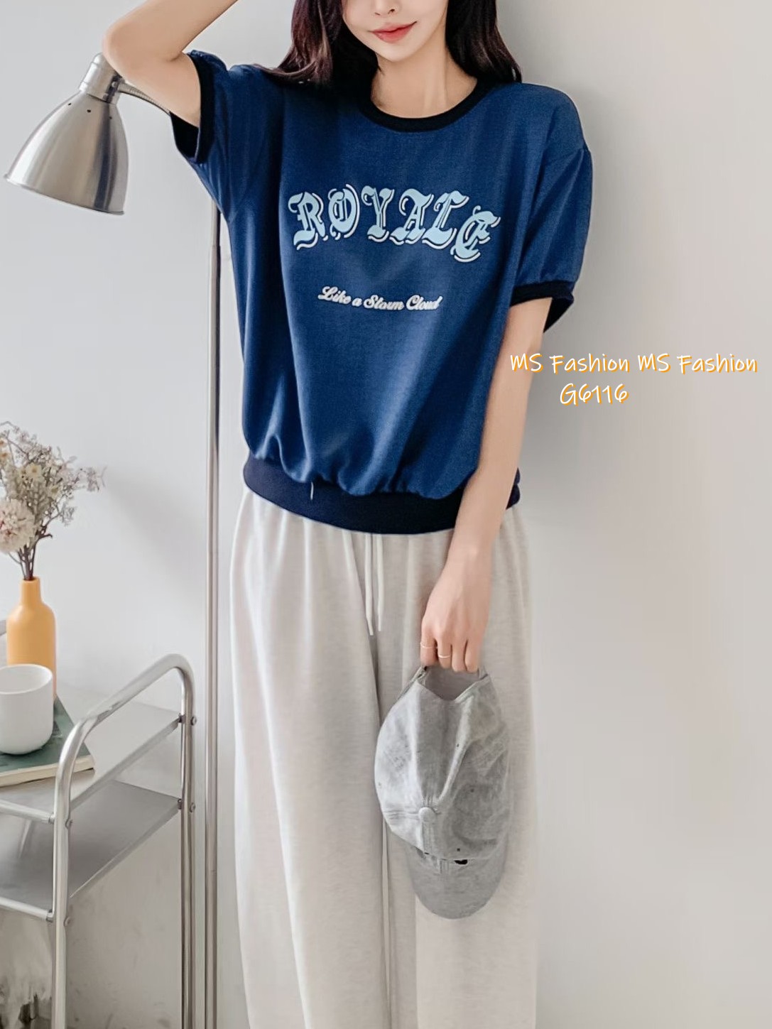 G6116 韓國🇰🇷拼邊字母top