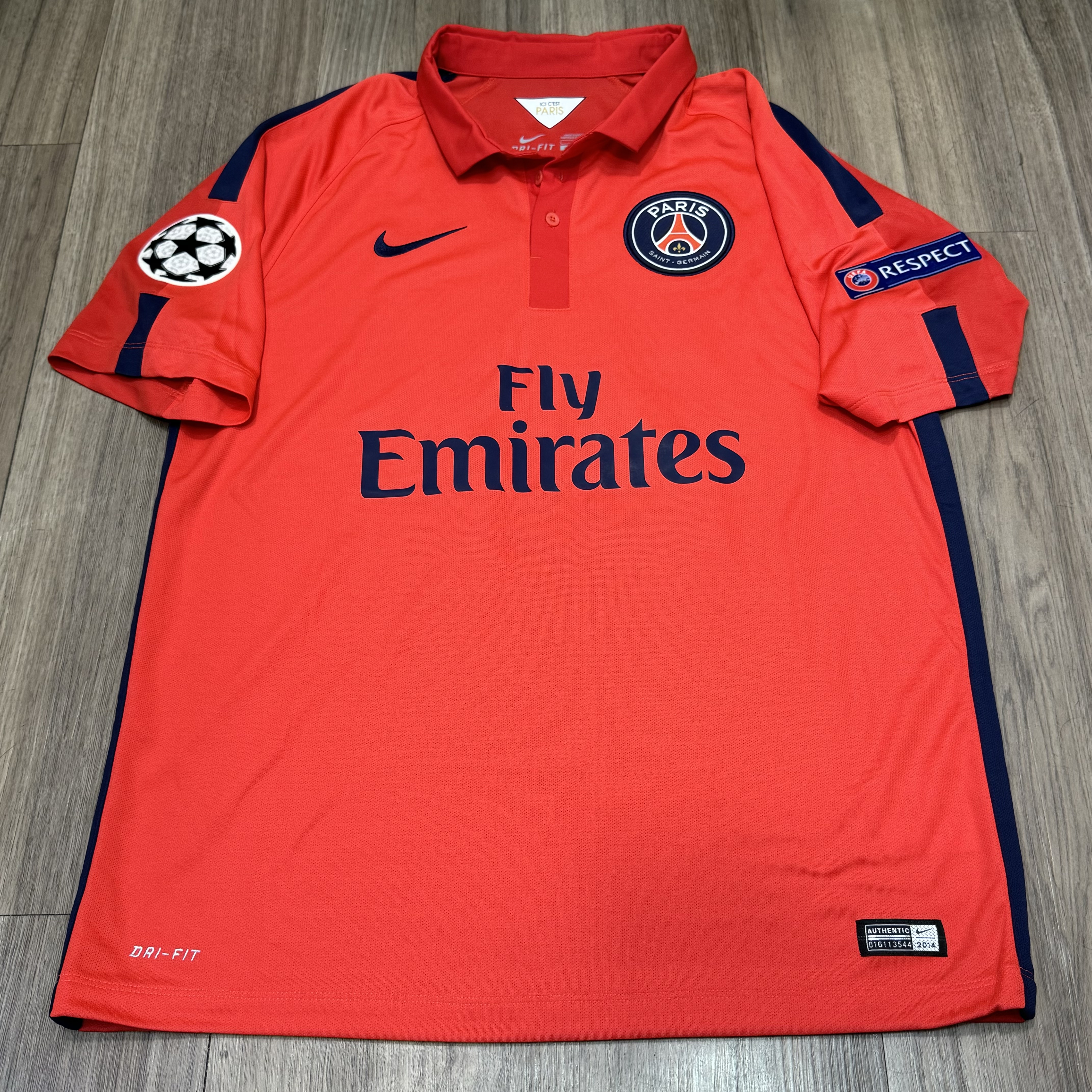 PSG 14/15 C/L third shirt #27 Pastore