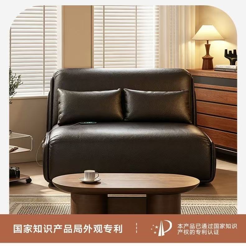 電動梳化床 多功能可摺疊帶儲物 梳化變床二合一 細單位客廳智能梳化床 sofa