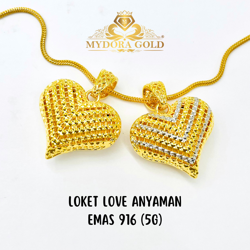 MYDORA Loket Love Anyaman (5G) l EMAS 916/22K