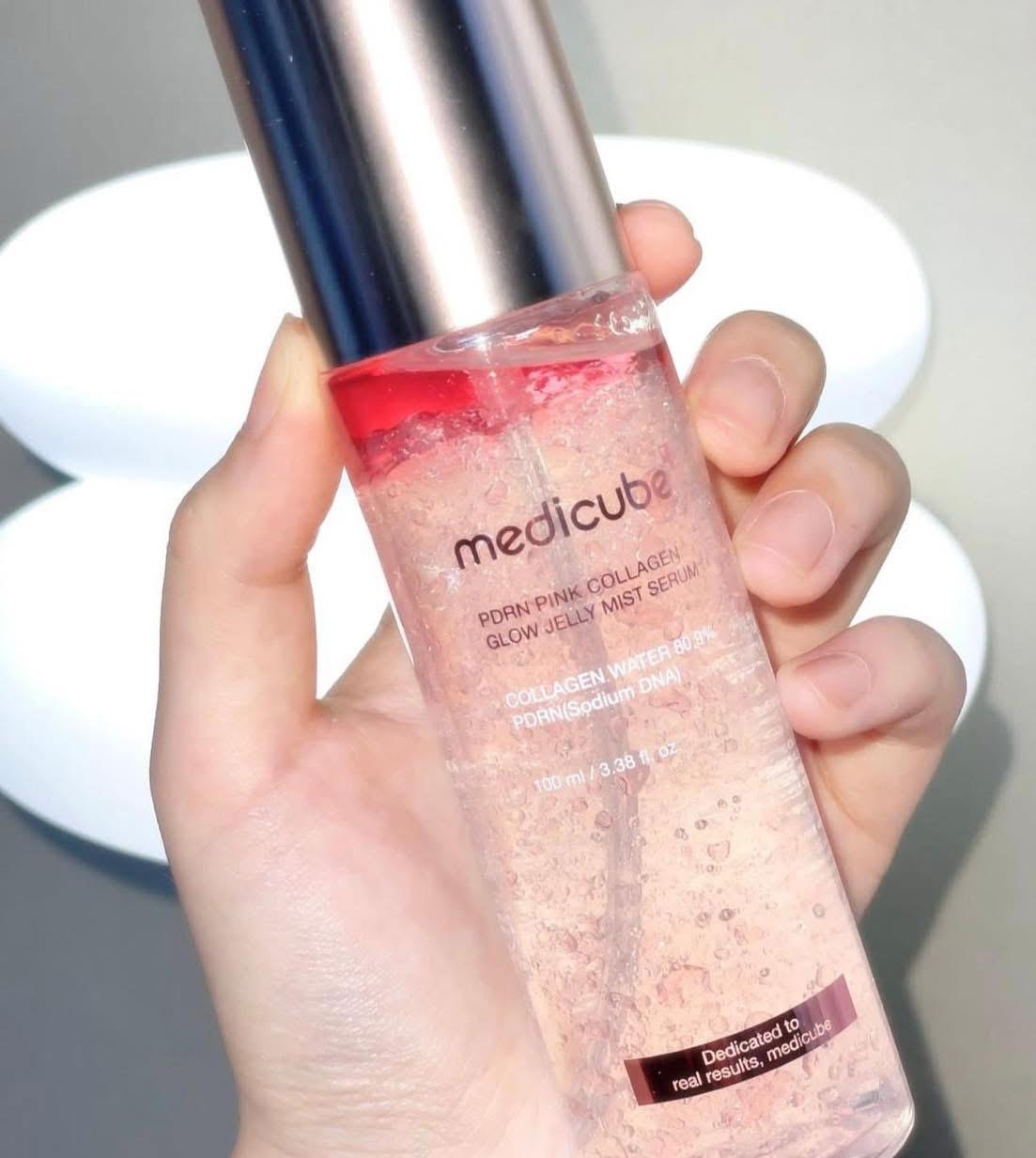 韓國🇰🇷MEDICUBE PDRN膠原蛋白胜肽粉紅果凍噴霧精100ML