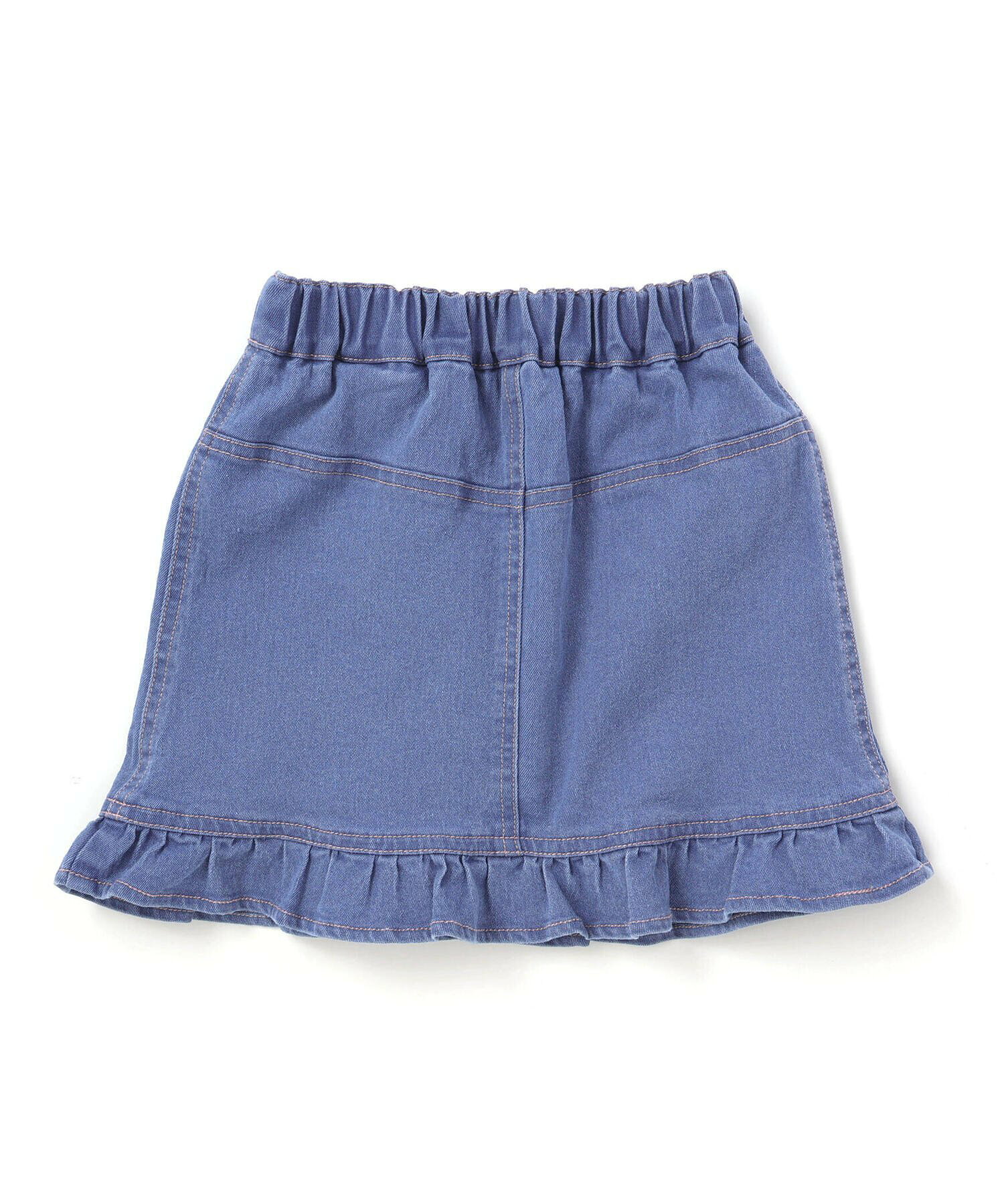 🆕【⭐訂購⭐】🌀 🇯🇵 日本直送 草莓櫻桃刺繡 心型口袋 荷葉邊 牛仔裙(短褲內襯)［2款選］🌀 [ELJA-0038][261104]