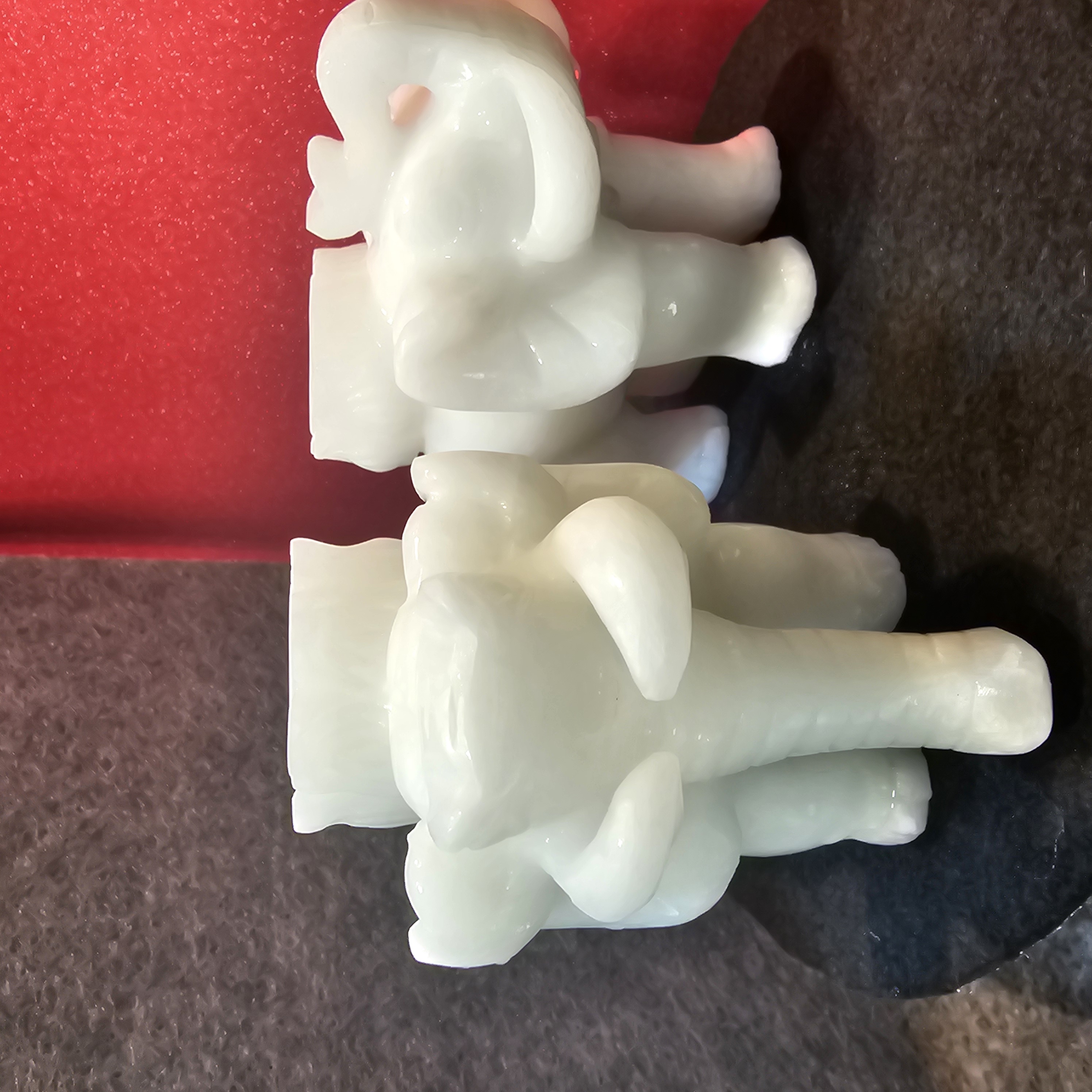 吉祥如意白玉蓮花象