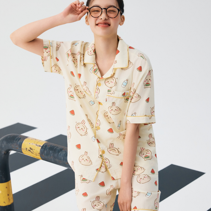 [Chiikawa x SPAO] 2026 短袖睡衣 (4款)
