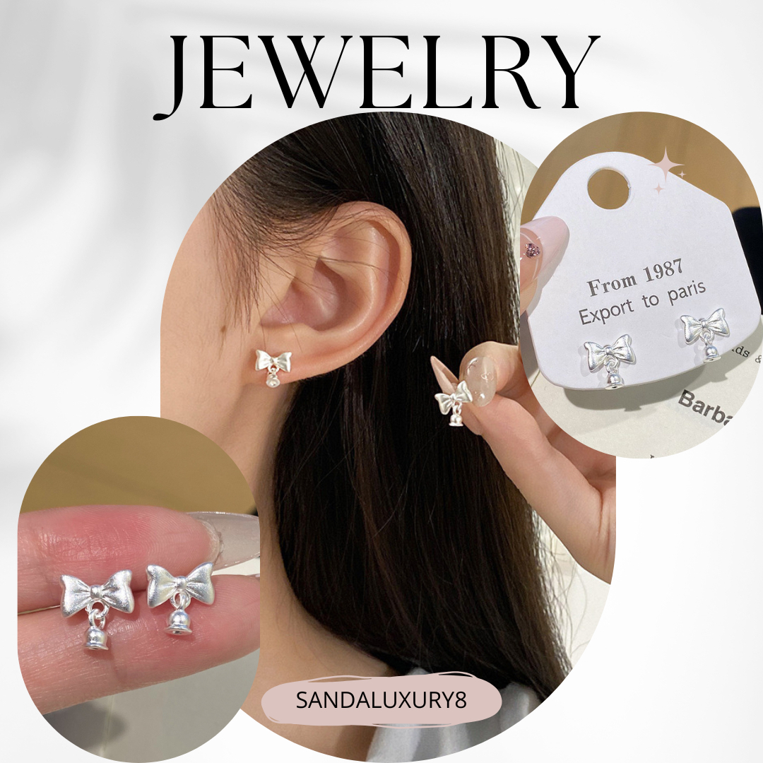 Bowknot Earrings for Women Girls Jewelry