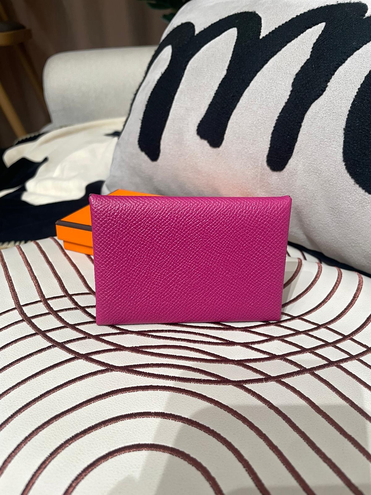 未使用品 Hermes calvi card holder 100%Authentic, Unused 未使用品 ✅Box