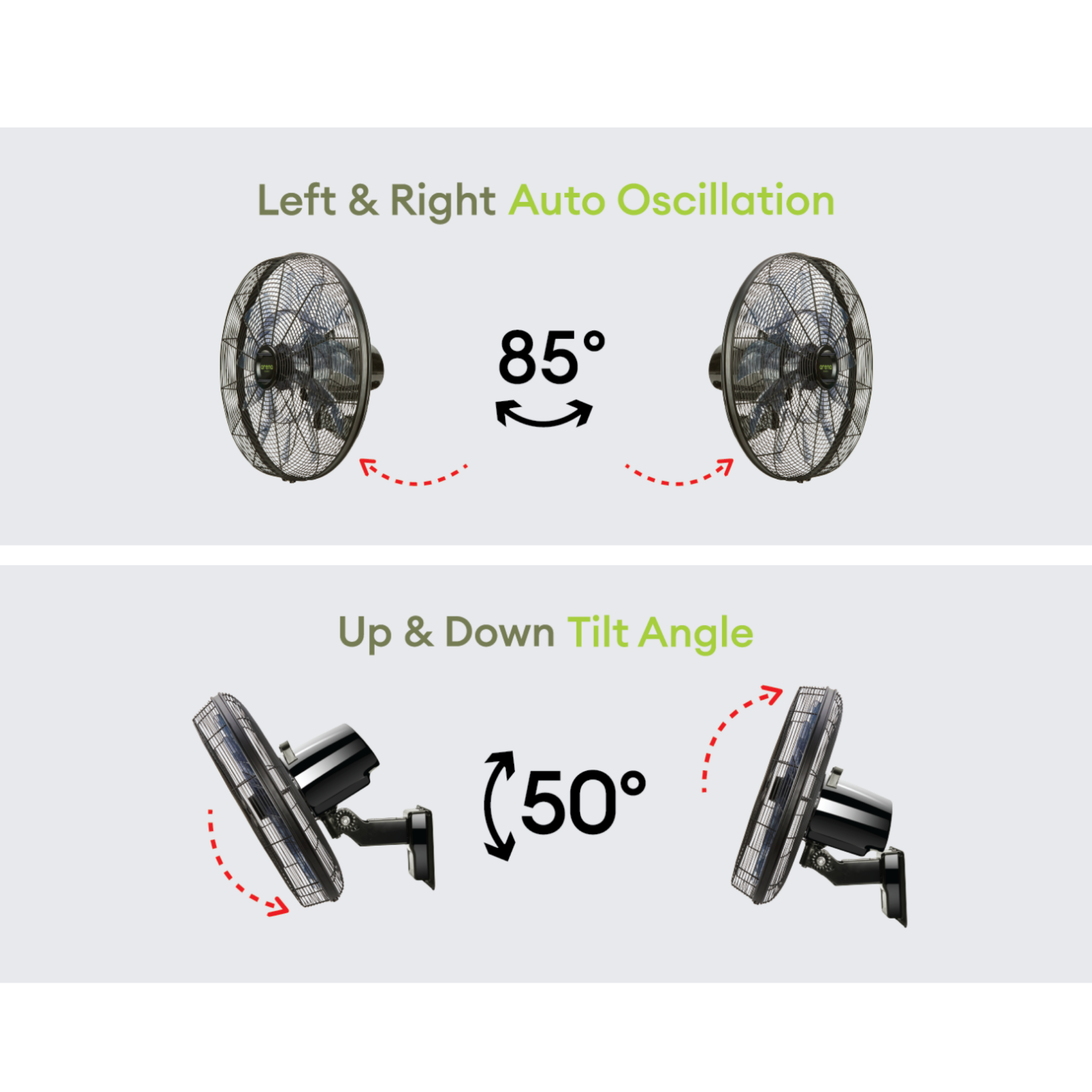Alpha 18" Arena DC Motor Wall Fan 18 Blades (ARENA)