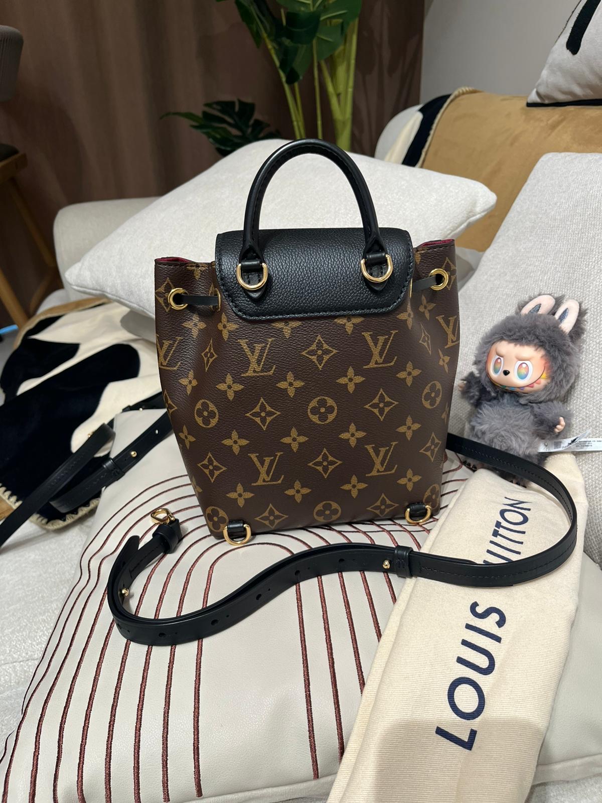  Lv montsouris bb backpack NFC 100%Authentic ,99%new ✅收據✅Dust bag✅box  
