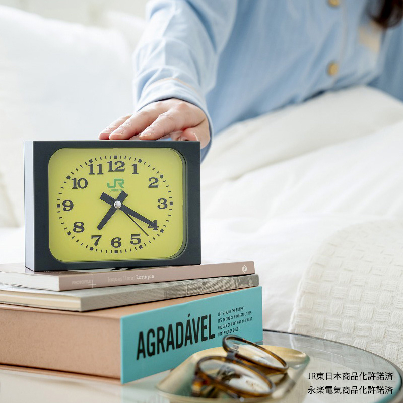 日本JR East經典螢光車站鬧鐘