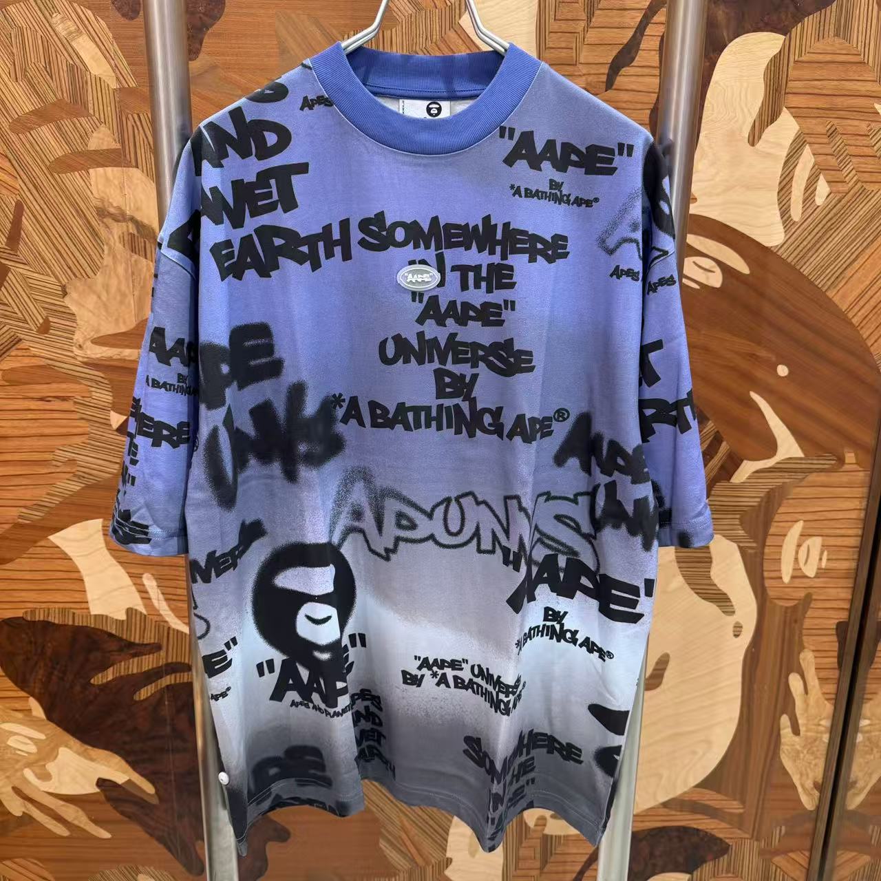 AAPE OVERSIZE fit Moonface graphic tee (1878) 寬鬆版
