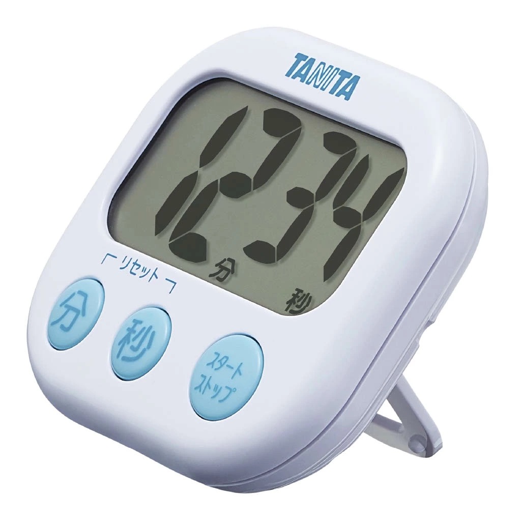 日本代購【 日本直送 Tanita 特大螢幕 大音量 附磁石及企架 超大字 計時器 Kitchen Timer Large Display TD-384 】 ﻿  