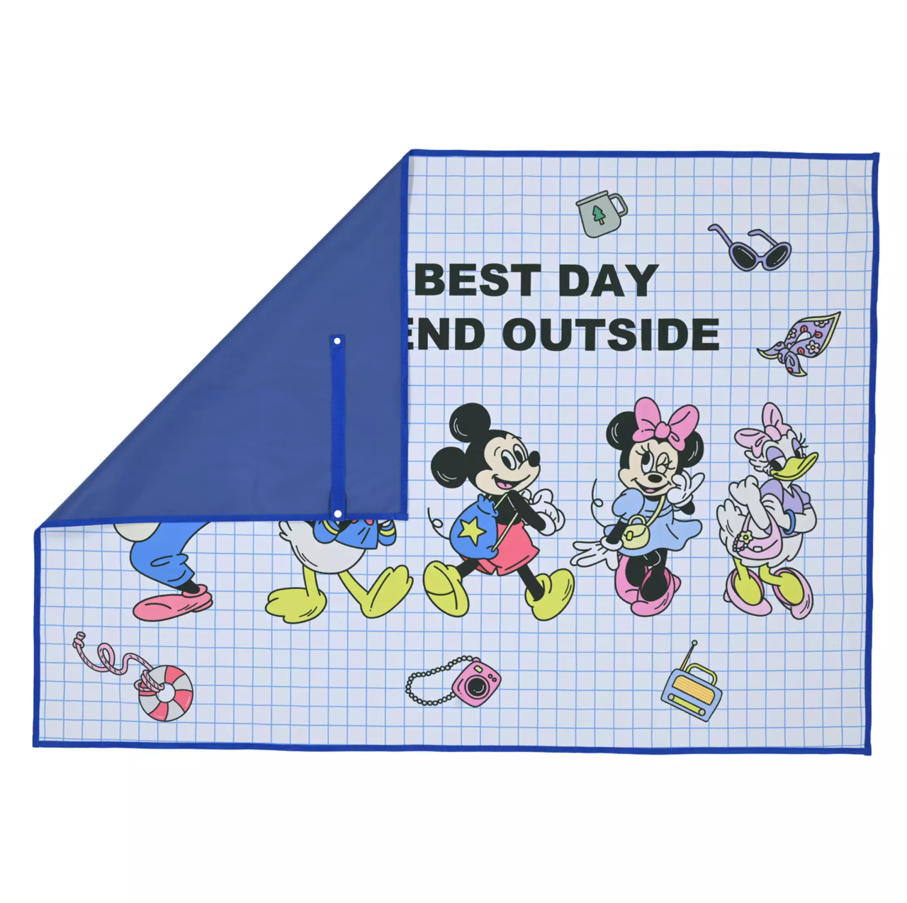 預訂 DISNEY LEISURE TIME 可摺疊坐墊 野餐墊 便攜摺櫈