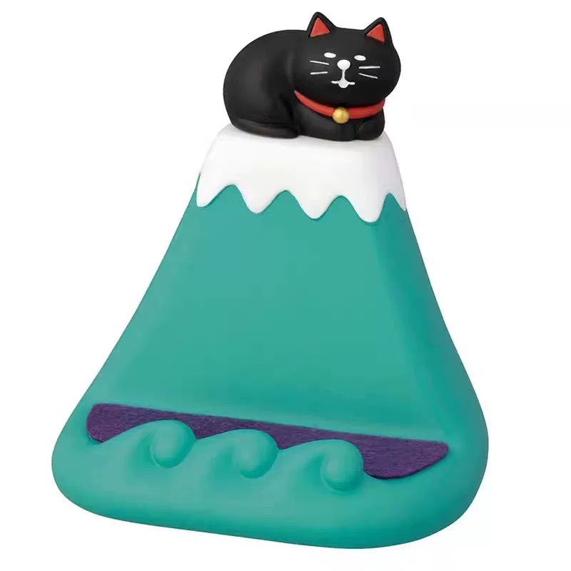 日本Decole富士山手機座筆座