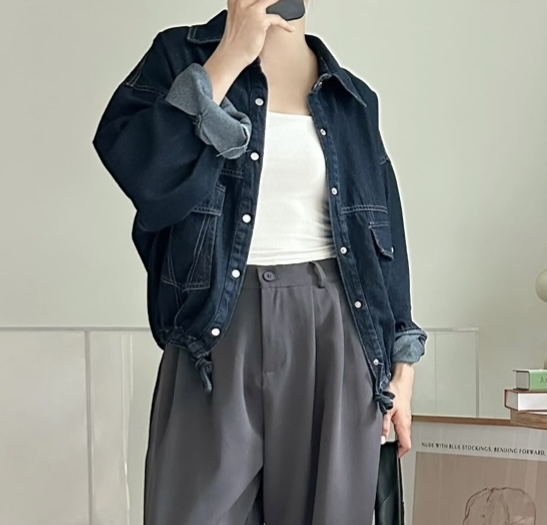 型格牛仔外套