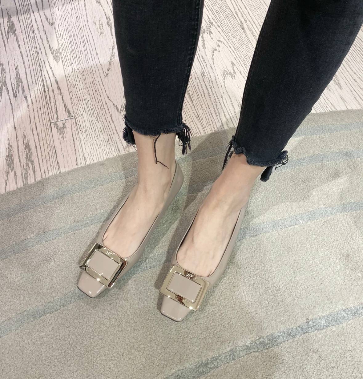 訂貨❤️RV 4.5cm belle 大象灰漆皮 Size 35/36-37/38/39/40/41